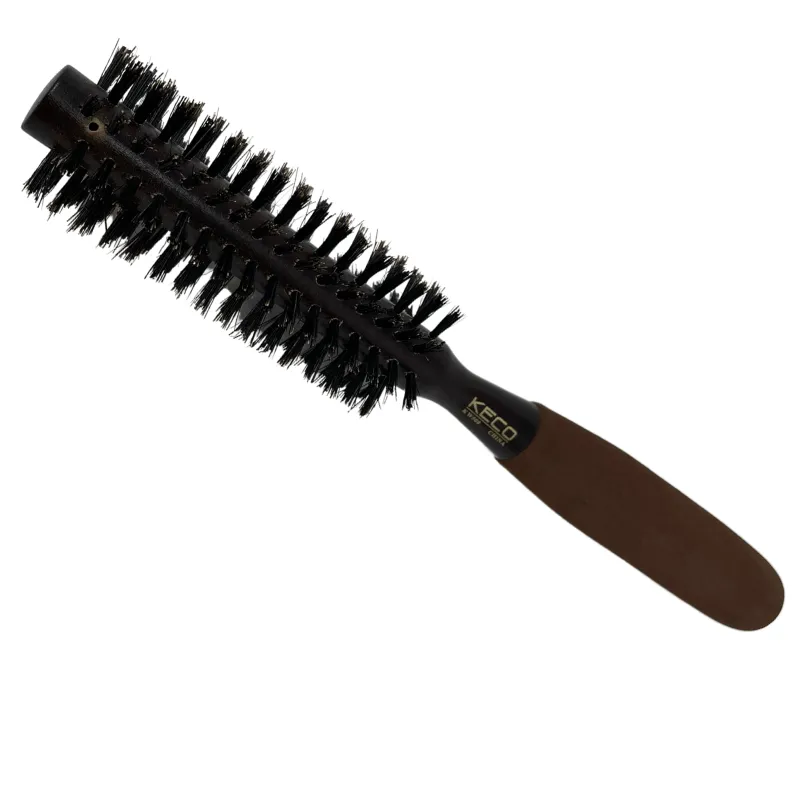 1.5"/4 cm Boar Bristle Wooden Round Brush