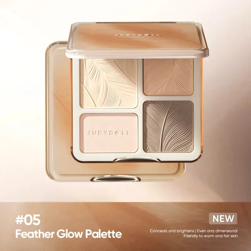 2 IN 1 Highlighter Contour Palette