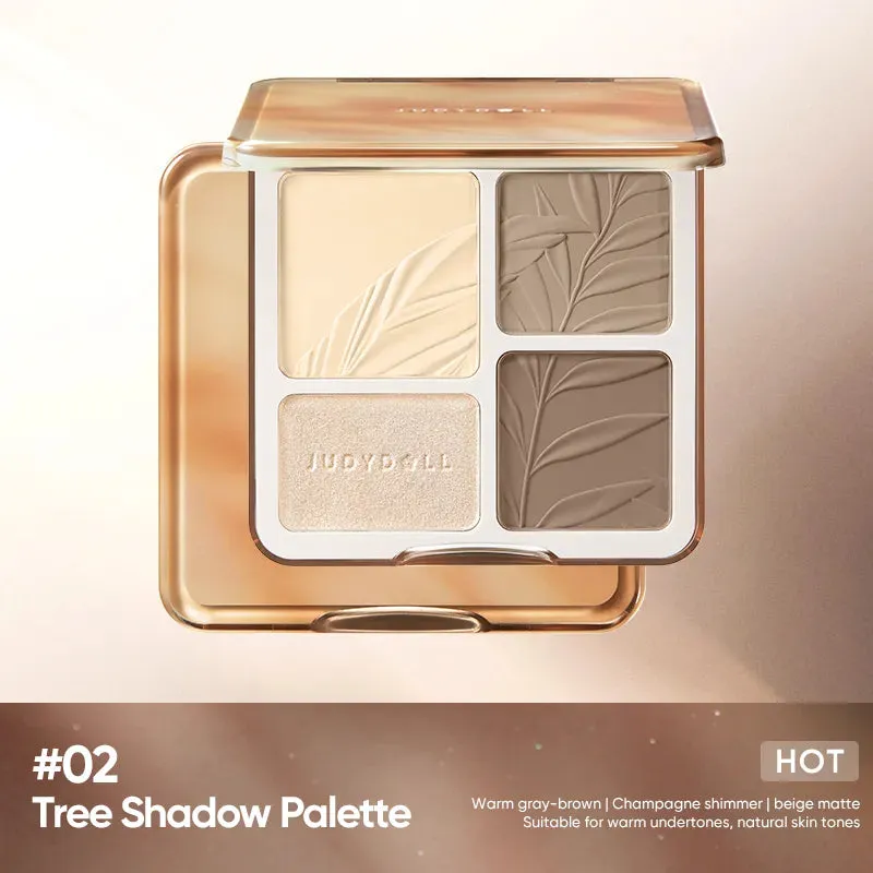 2 IN 1 Highlighter Contour Palette