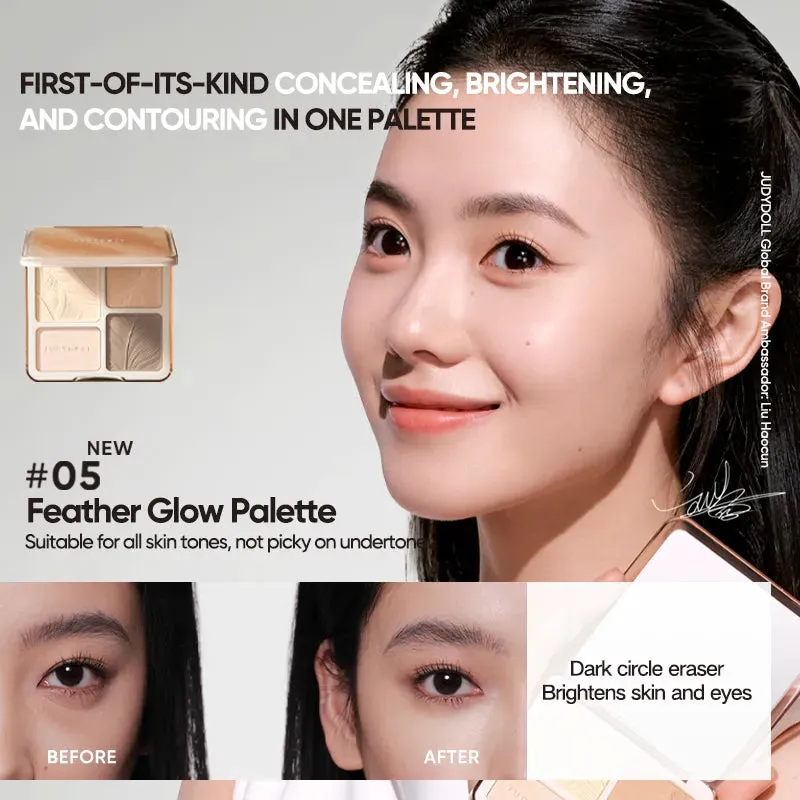 2 IN 1 Highlighter Contour Palette