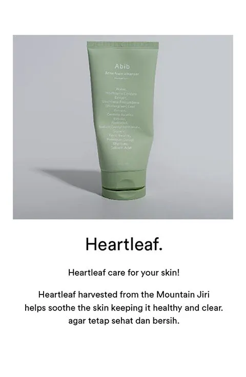 [Abib] Acne Foam Cleanser Heartleaf Foam(150Ml/5.07fl.oz)