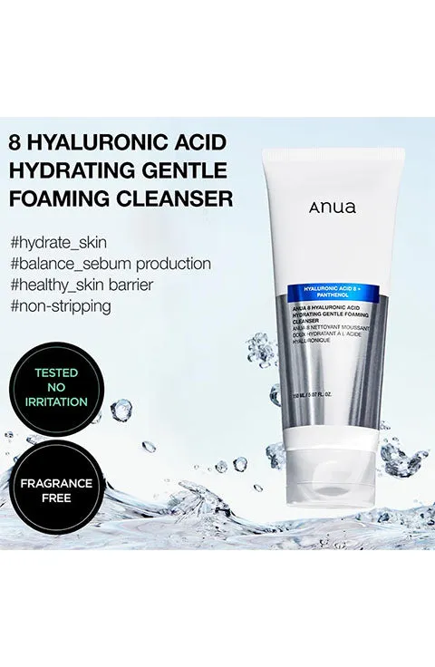 [Anua] 8 Hyaluronic Acid Hydrating Gentle Foaming Cleanser (150Ml/5.07fl.oz)