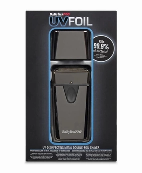 BaBylissPRO® UVFOIL UV-Disinfecting Metal DOUBLE-Foil Shaver [FXLFS2]