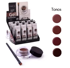 BEAUTY CREATIONS - EYEBROW GEL - DISPLAY 12 PCS