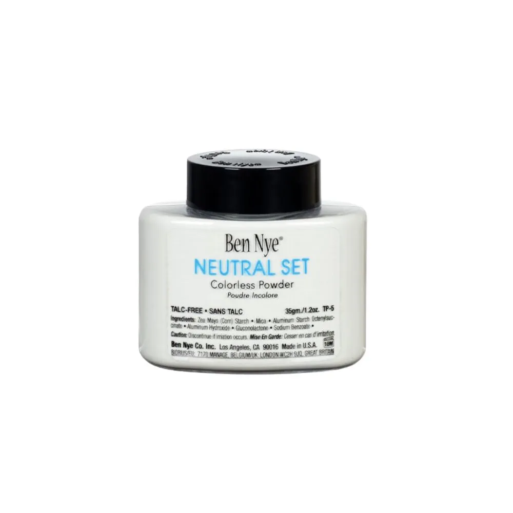 Ben Nye Colorless Face Powder Neutral Set