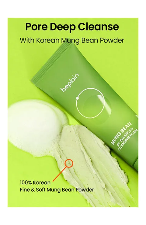 [beplain] Mung Bean Ph-balanced Cleansing Foam(160Ml/5.41fl.oz Or 80Ml/2.7fl.oz)