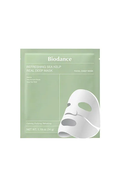 [BIODANCE] Refreshing Sea Kelp Real Deep Mask(1Pcs Or 1Box(4Pcs)