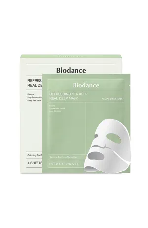 [BIODANCE] Refreshing Sea Kelp Real Deep Mask(1Pcs Or 1Box(4Pcs)