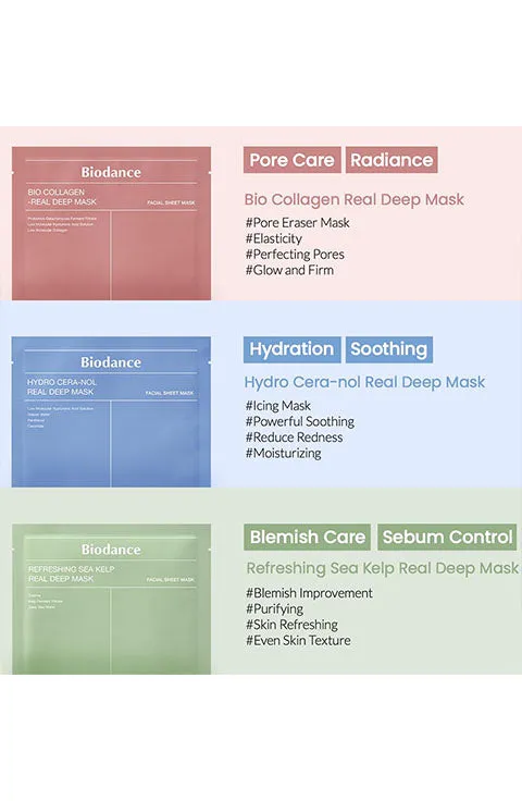[BIODANCE] Refreshing Sea Kelp Real Deep Mask(1Pcs Or 1Box(4Pcs)