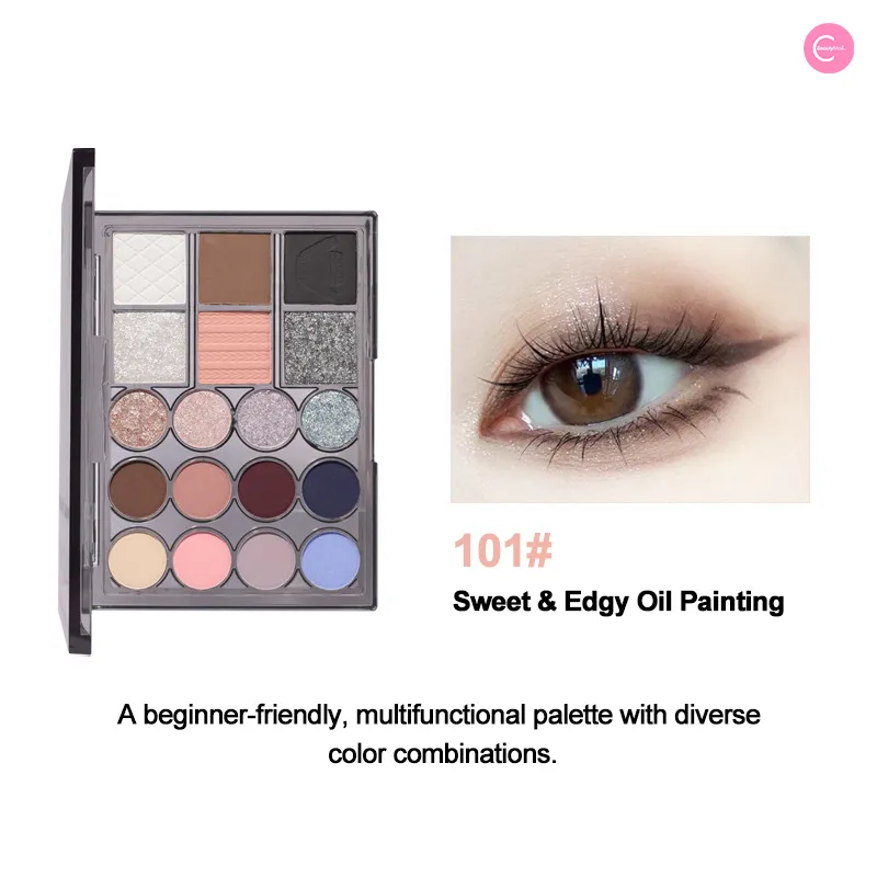 Biya Sweater Dream 18-Color Eyeshadow Palette