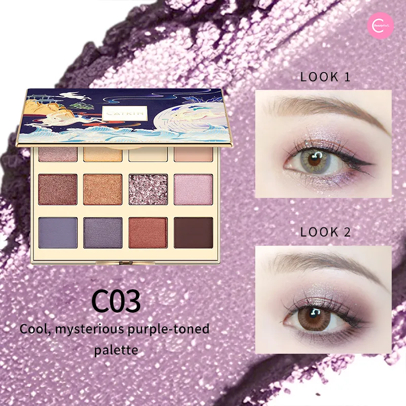 Catkin Spring River Flower Moon Night 12-Color Eyeshadow Palette