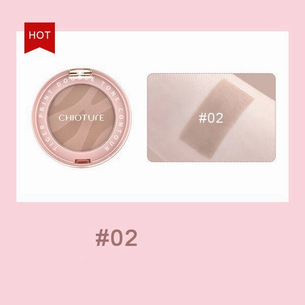 CHIOTURE Dual Color Facial Shadow Contour Powder