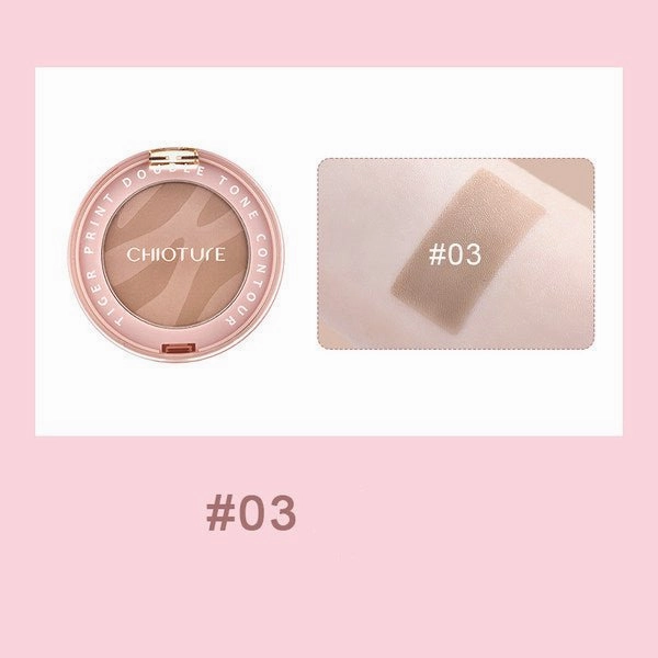 CHIOTURE Dual Color Facial Shadow Contour Powder