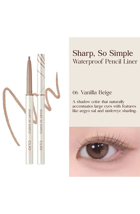 [CLIO] Sharp So Simple Waterproof Pencil Liner (0.14g/0.004fl.oz)