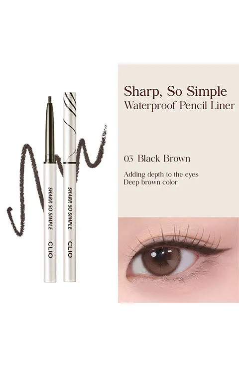 [CLIO] Sharp So Simple Waterproof Pencil Liner (0.14g/0.004fl.oz)