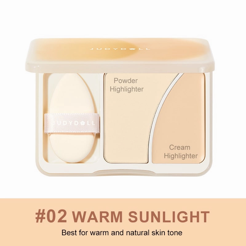 Dual-Color Highlighter Palette