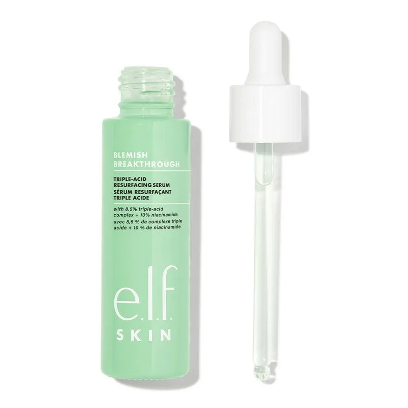 e.l.f. Blemish Breakthrough Triple-Acid Resurfacing Serum Discontinued