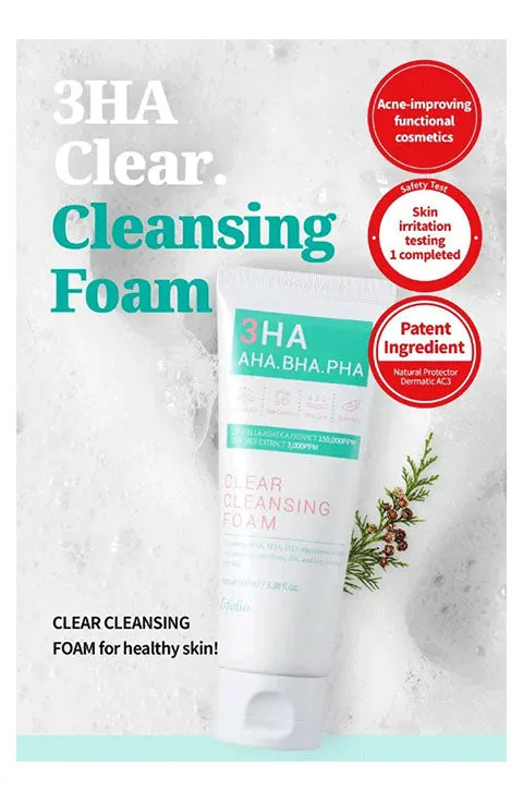[esfolio] 3HA Clear Cleansing Foam (100Ml/3.38fl.oz)