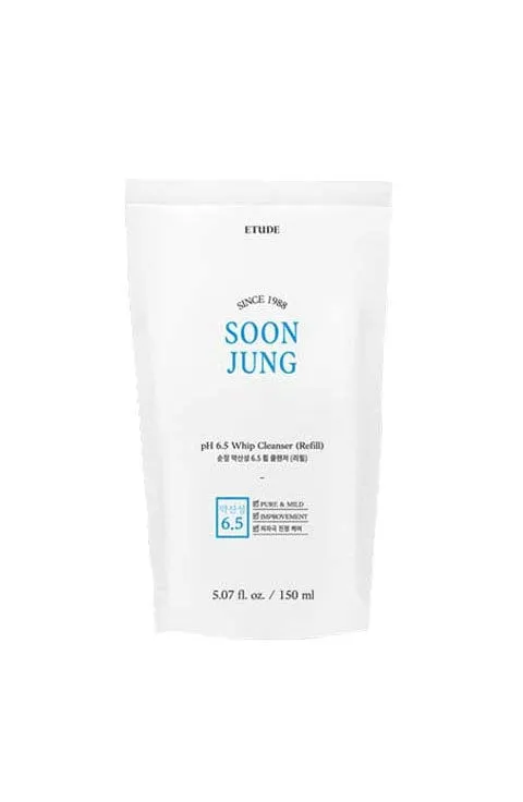 [ETUDE HOUSE] Soon Jung pH 6.5 Whip Cleanser (150mL/5.07fl.oz)