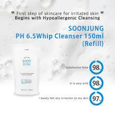 [ETUDE HOUSE] Soon Jung pH 6.5 Whip Cleanser (150mL/5.07fl.oz)