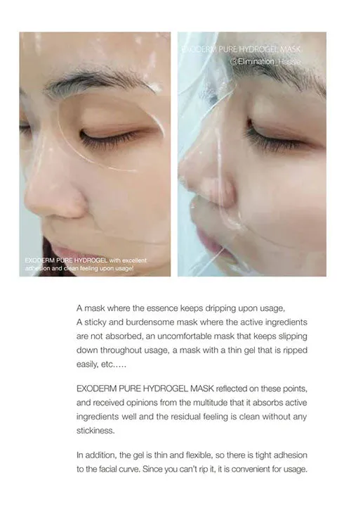 [Exoderm] Pure Hydrogel Mask (1Pcs Or 1Box(5pcs)