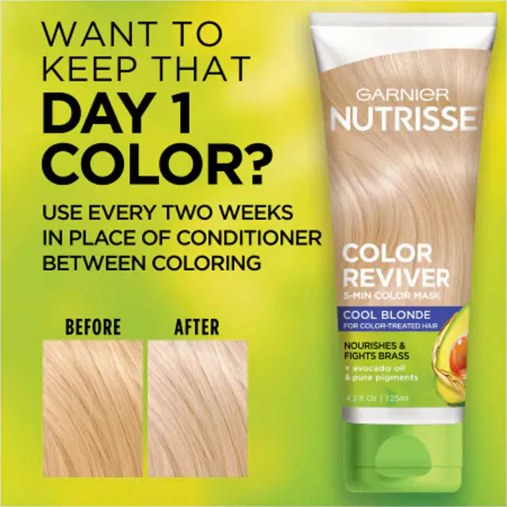 Garnier Nutrisse Color Reviver 5-Min Color Mask Cool Blonde 125ml