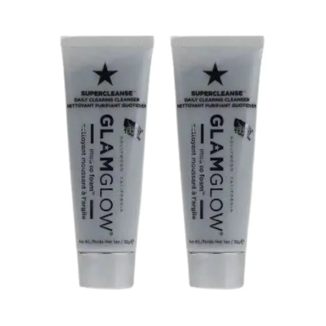 GLAMGLOW Supercleanse Daily Clearing Cleanser 2 x 30g Unisex