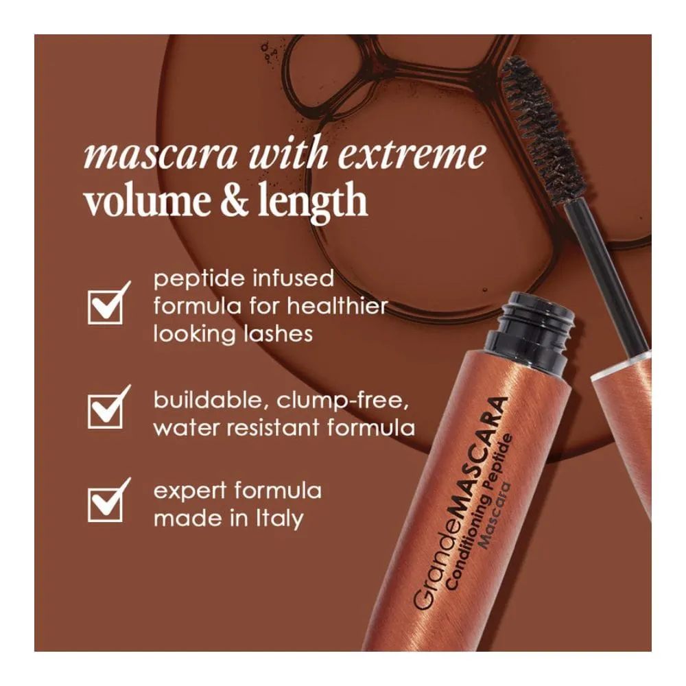 Grande Cosmetics Grande Mascara Conditioning Peptide Mascara Brown