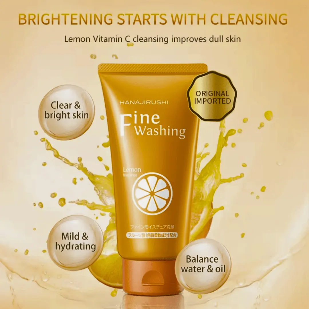 Hanajirushi Fine Moisture Wash Face Cleanser