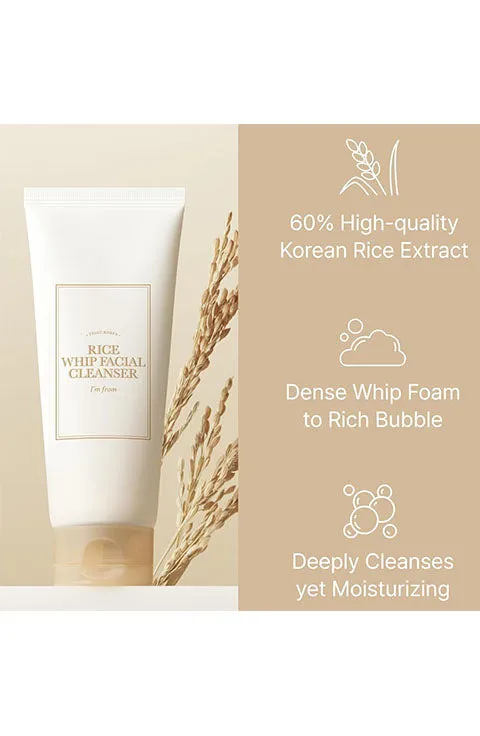 [I'm from] Rice Whip Facial Cleanser (150mL/5.07fl.oz)