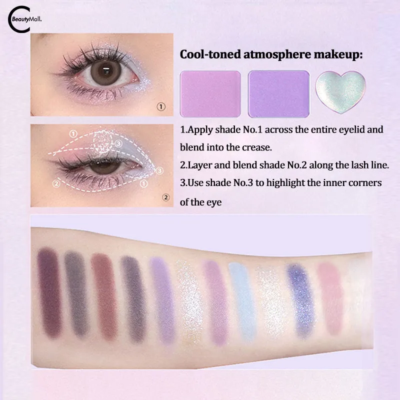 JILLLEEN Butterfly Palette 12-Color Eyeshadow