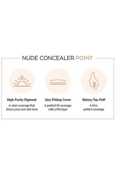 [JUNG SAEM MOOL] Skin Nuder Concealer(6g/0.21fl.oz) - 3 Colors