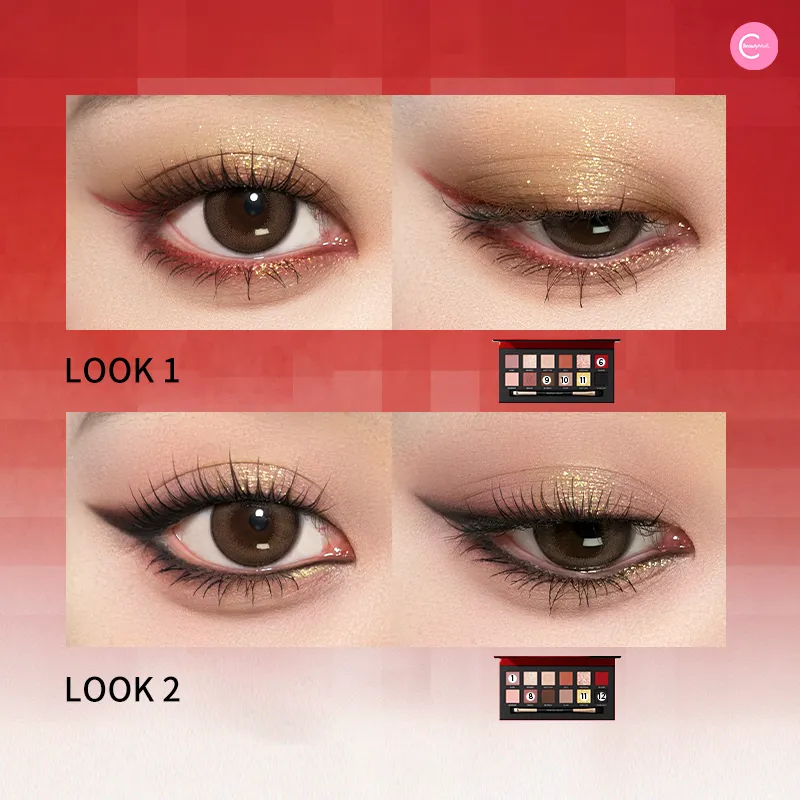 PERFECT DIARY Lunar New Year Limited Edition – Golden Tiger & Ink Cat Eyeshadow Palette