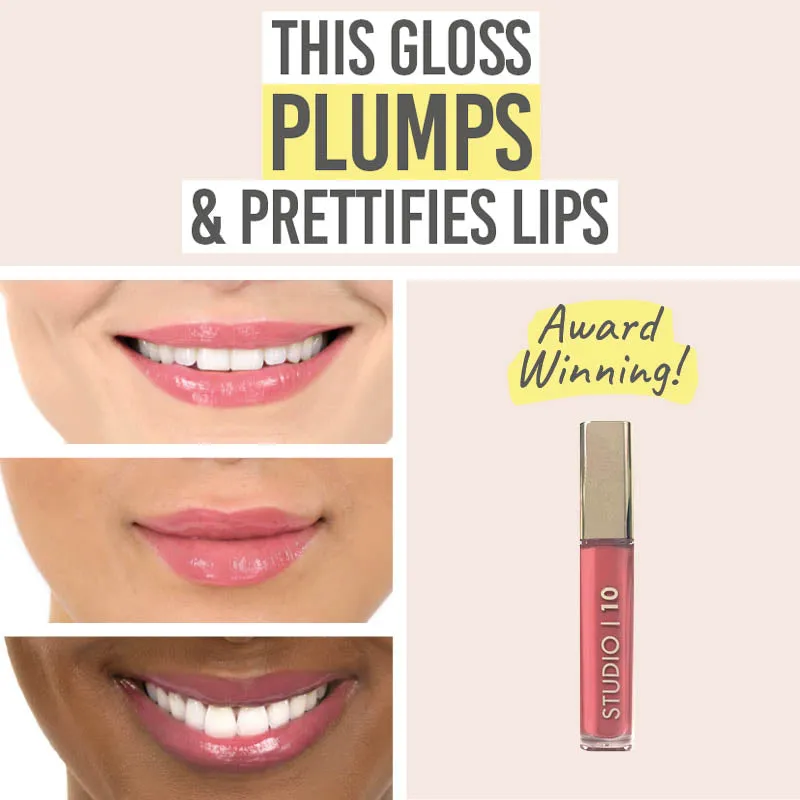 Plumping Lip Gloss in Rose