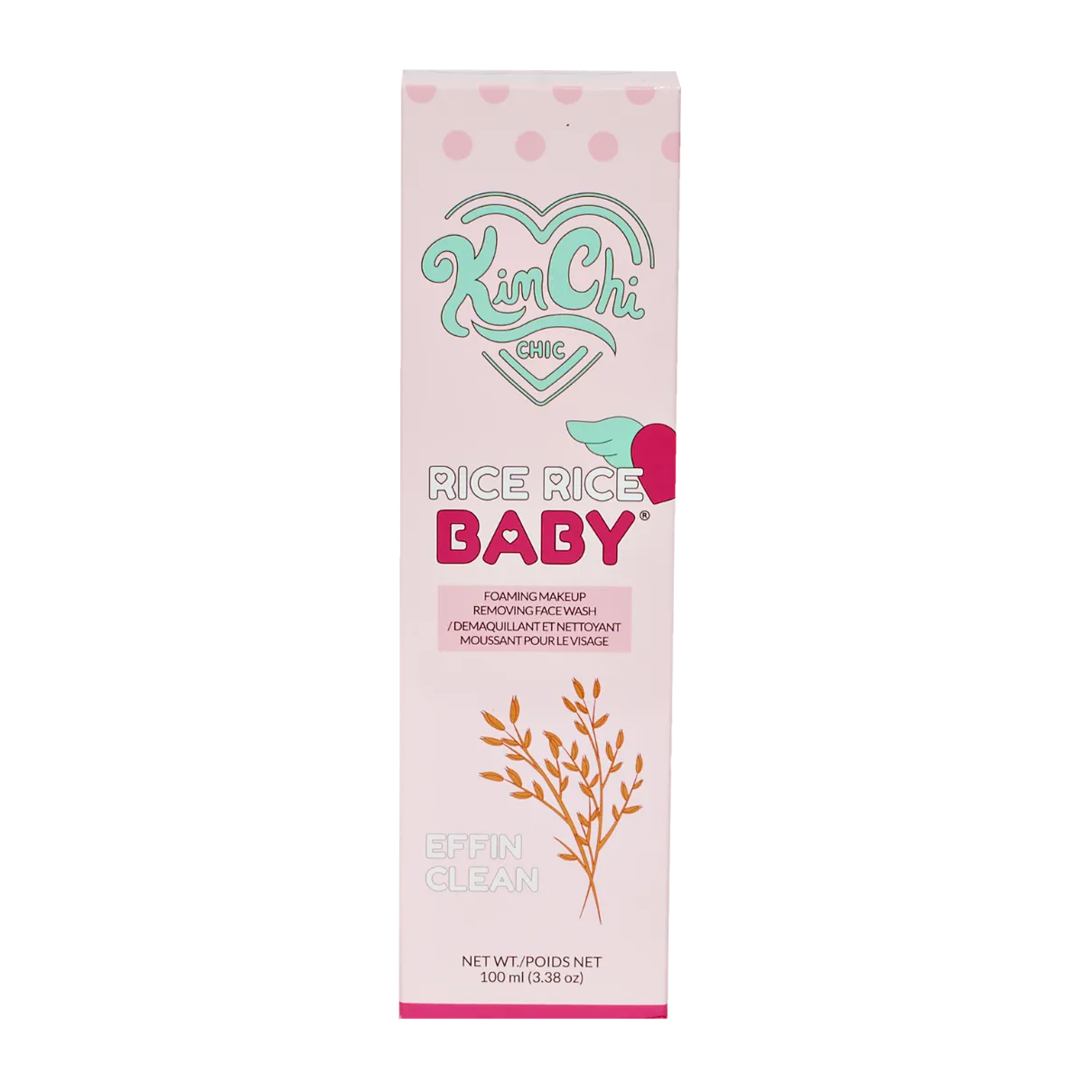 RICE RICE BABY FOAMING MAKEUP REMOVING FACE WASH - 01 Effin Clean