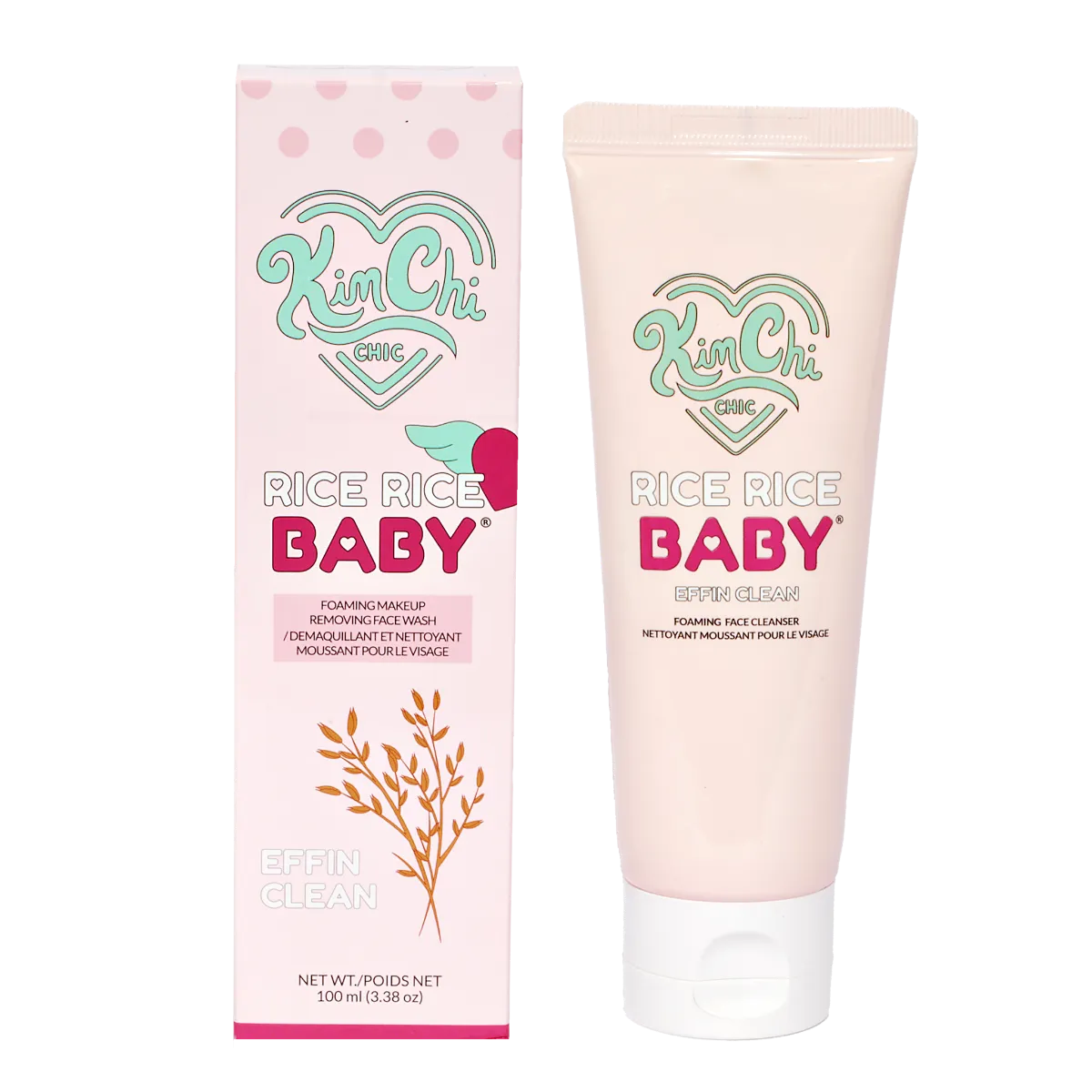 RICE RICE BABY FOAMING MAKEUP REMOVING FACE WASH - 01 Effin Clean