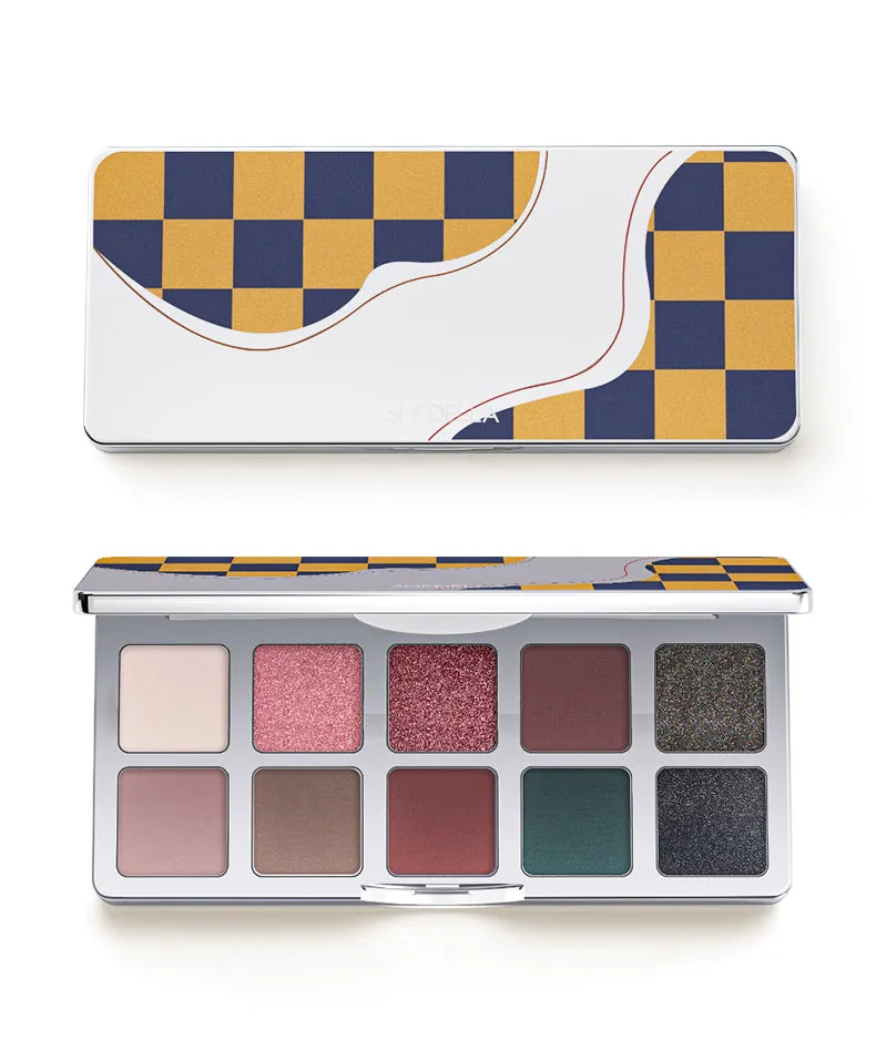 Shedella Checkerboard Ten-Color Eyeshadow Palette