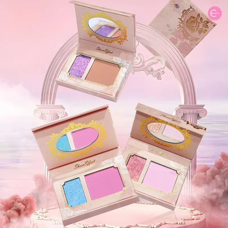 SheenEffect Chameleon Dream Duo Blush & Highlighter Palette