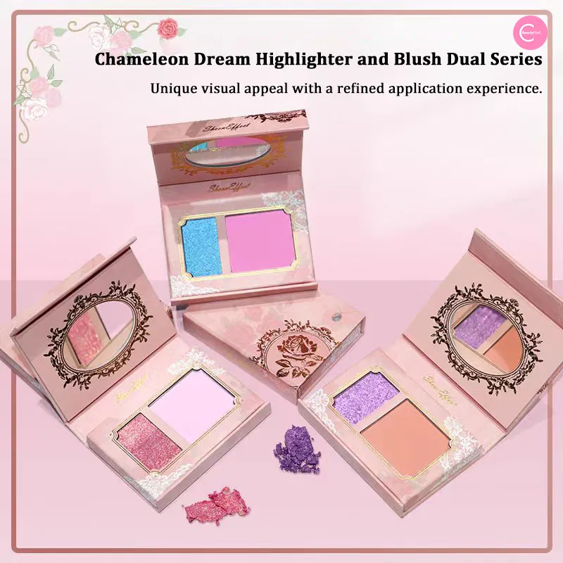 SheenEffect Chameleon Dream Duo Blush & Highlighter Palette