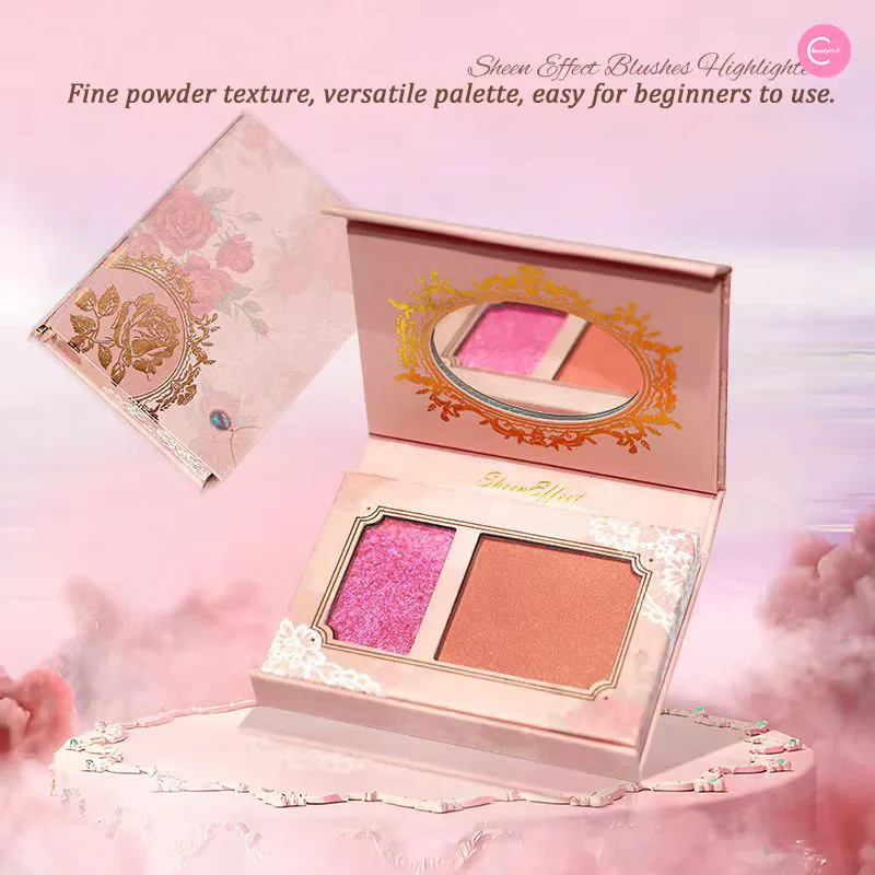 SheenEffect Chameleon Dream Duo Blush & Highlighter Palette
