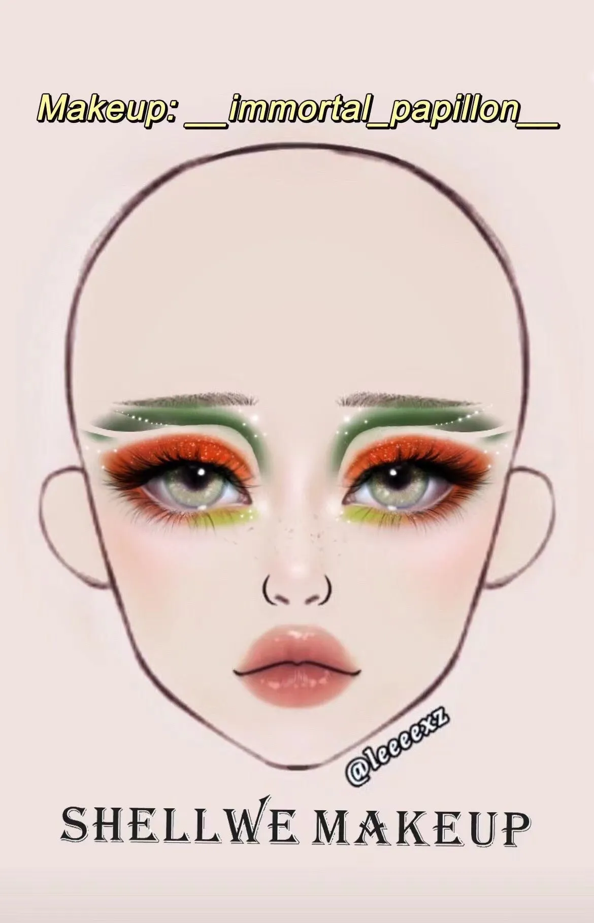 Shellwe Makeup Liana Matte-Satin Shimmer Chameleon Green Eyeshadow Palette