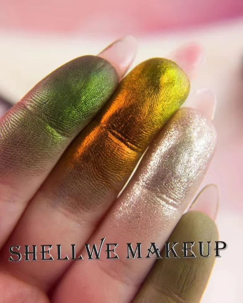 Shellwe Makeup Liana Matte-Satin Shimmer Chameleon Green Eyeshadow Palette