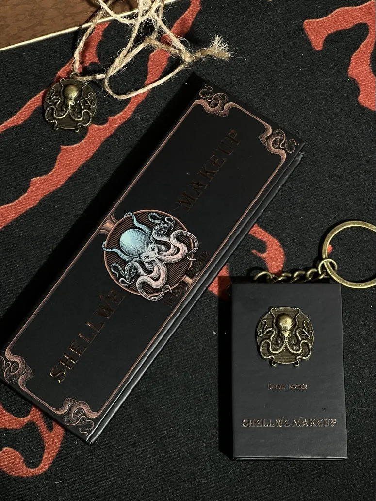 Shellwe Makeup Octopus Escape Dream Matte-Satin Shimmer Chameleon Quad Eyeshadow Palette