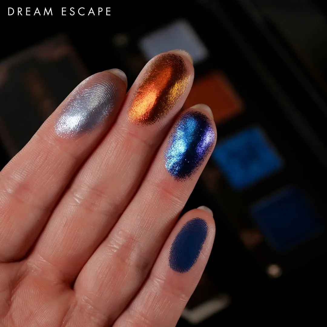 Shellwe Makeup Octopus Escape Dream Matte-Satin Shimmer Chameleon Quad Eyeshadow Palette