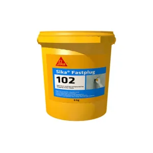 Sika® Fastplug-102 5kg Ultra Fast Setting Compound for Stopping Water Leaks | Model: SIKA-102