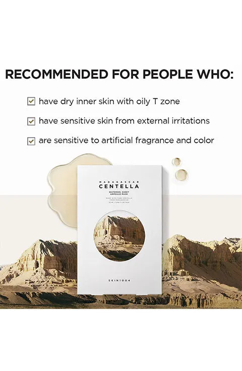 [SKIN1004] Madagascar Centella Watergel Sheet Ampoule Mask