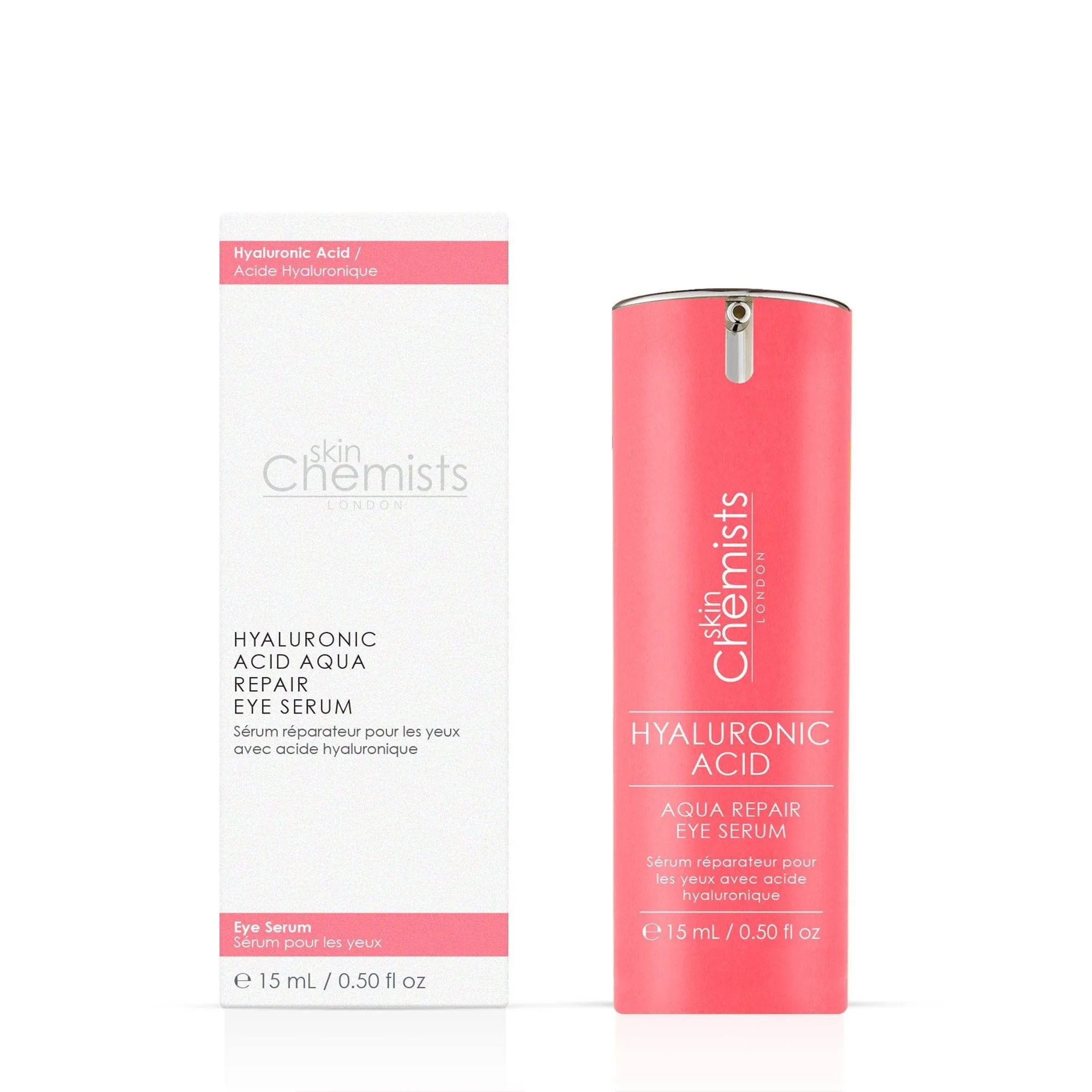 skinChemists Hyaluronic Acid Aqua Repair Eye Serum 15ml Twin Value Savings Pack