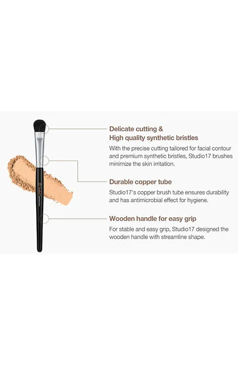 [Studio17] Corrector & Concealer Brush 482
