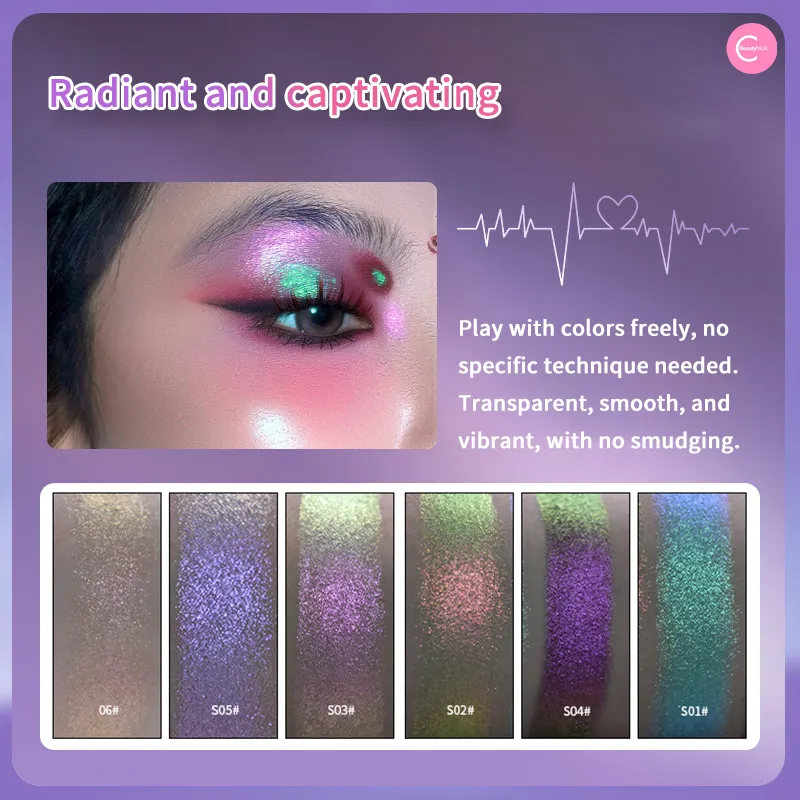 SUET NEI Purple Rose Chameleon Eyeshadow Palette