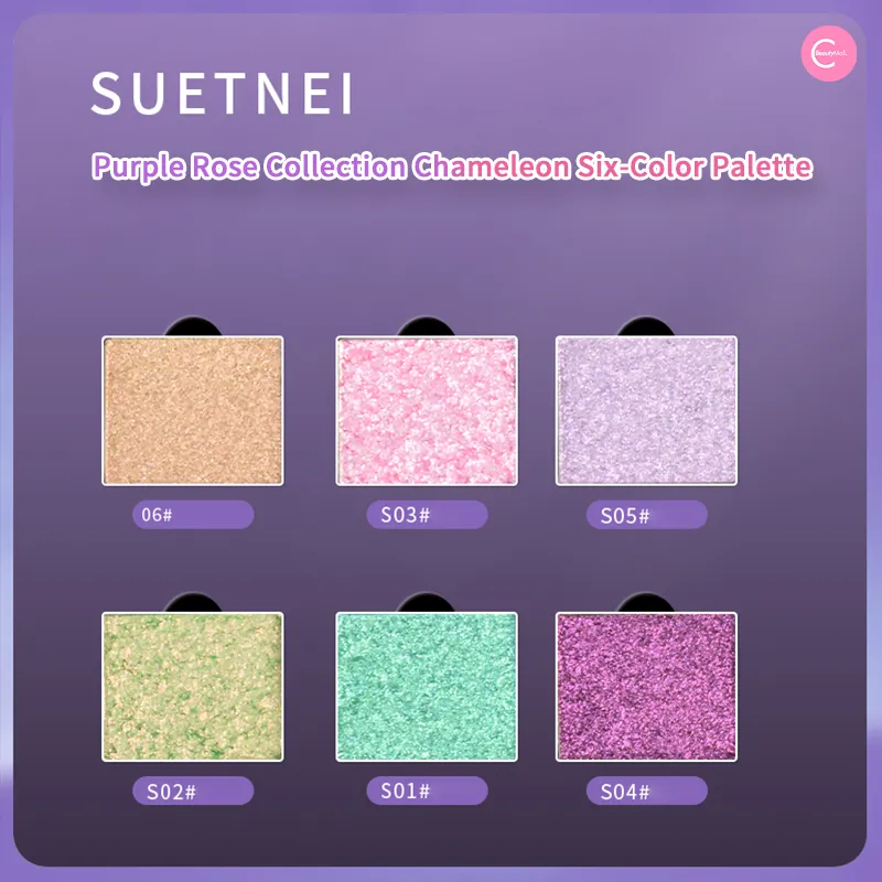 SUET NEI Purple Rose Chameleon Eyeshadow Palette